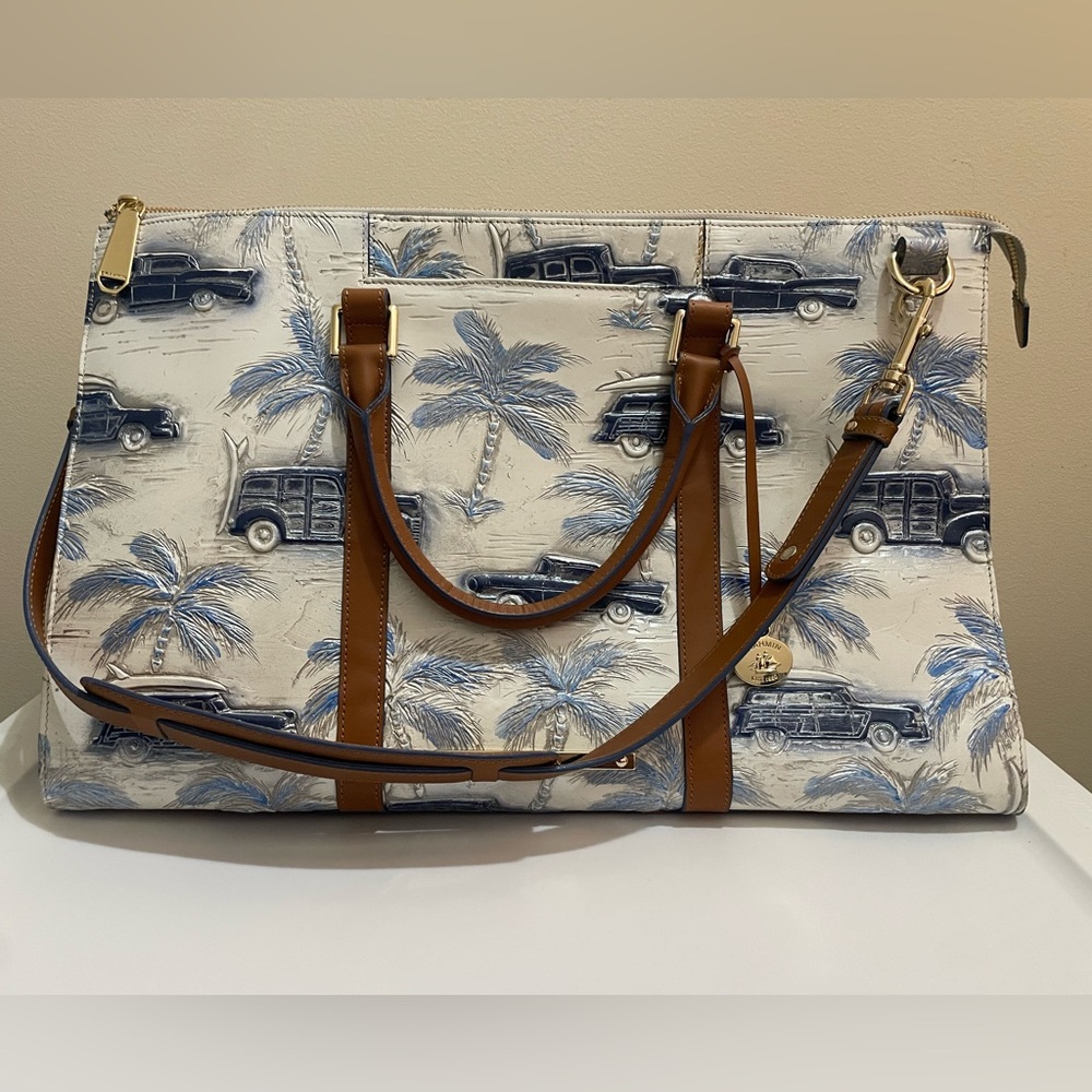Brahmin Anywhere Weekender Blue Copa Cabana